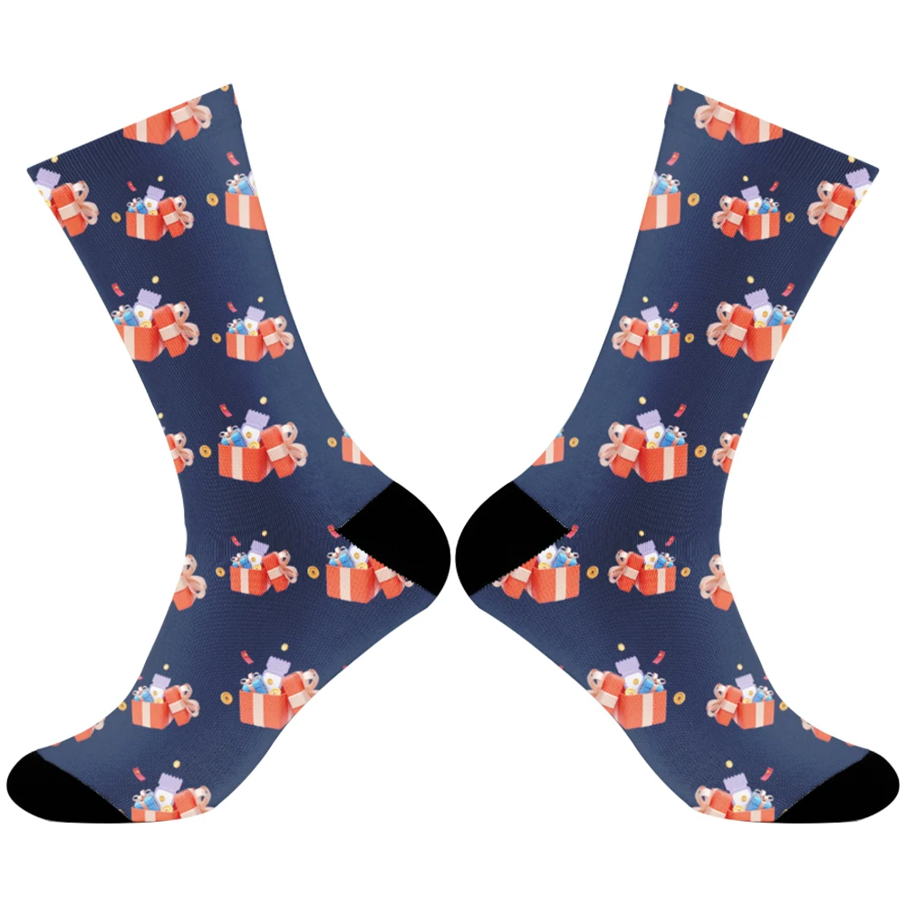 Heren Vrouwen Lente Kousen Polyester Polyester Sokken 2024 Nieuwe Halloween Print Rechte Sokken