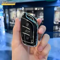 Soft TPU Car Key Cover Case Shell Fob Holder Protector For Roewe RX3 RX8 ERX5 RX5 for MG4 MG5 MG6 MG ZS EV HS EHS ZX GT