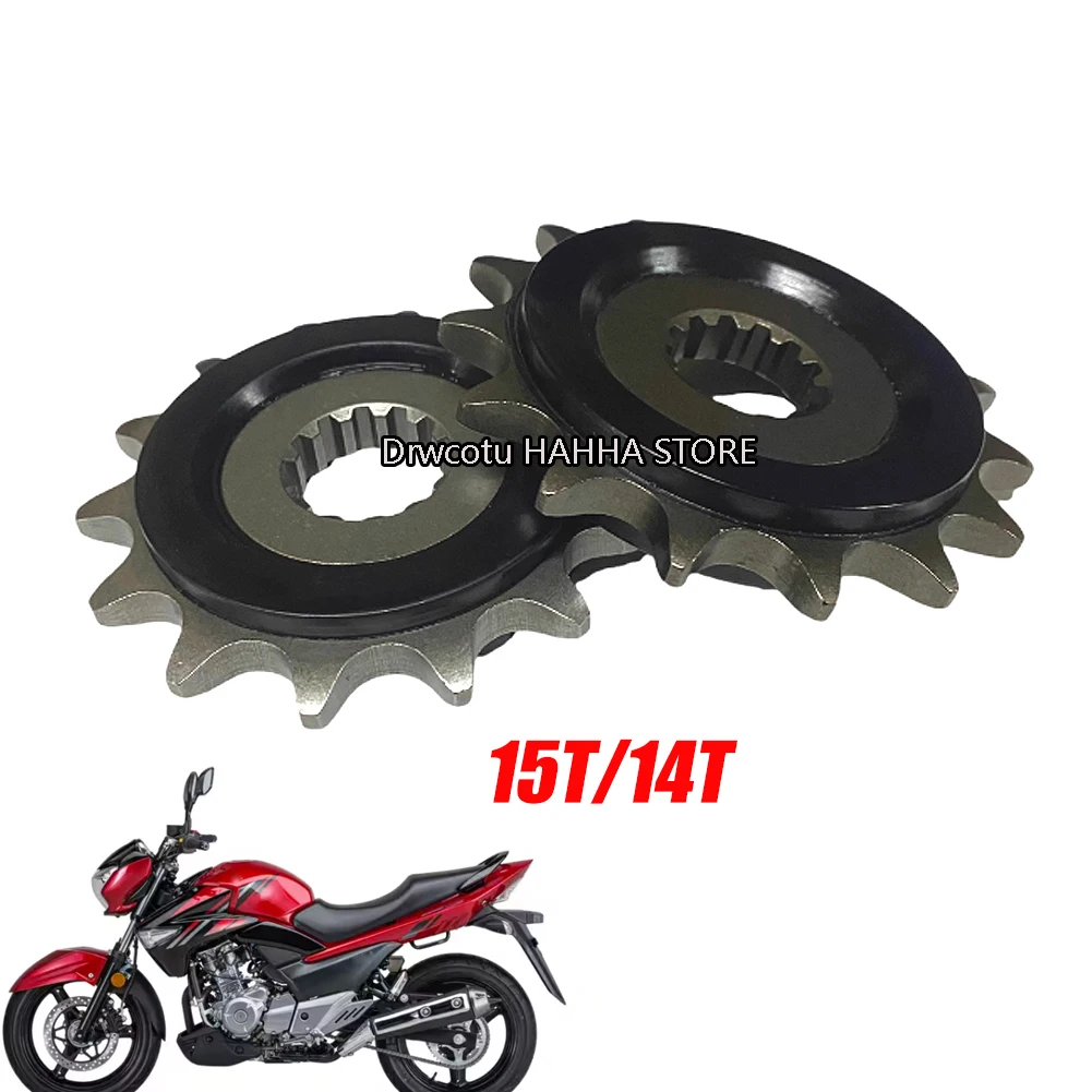 For Zontes 310x ZT250-S ZT310-X-R-T-V-VX ZT350-R-X-T GK350 ZT250 310 15T Silent Durable Engine Front Sprocket Fly Chain Wheel