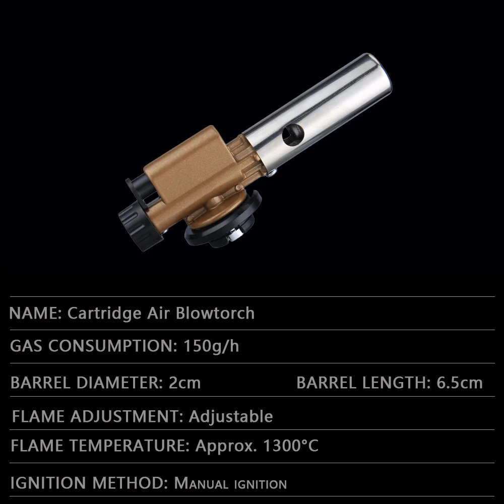 Adjustable Flame Gas Lighters Ignition Head with Reverse Use Kitchen Jet Blow Torch Lighter for BBQ Butane Lighter view 4