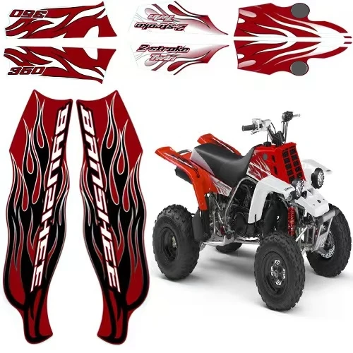 

red&black fit for yamaha Banshee 350 2009 full Graphics Decals