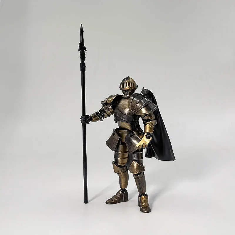 Vintage Doll Medieval Warrior Multi-joint Movable Doll Lucky 13-joint Man Adults Parent-children Games Birthday Toy view 5