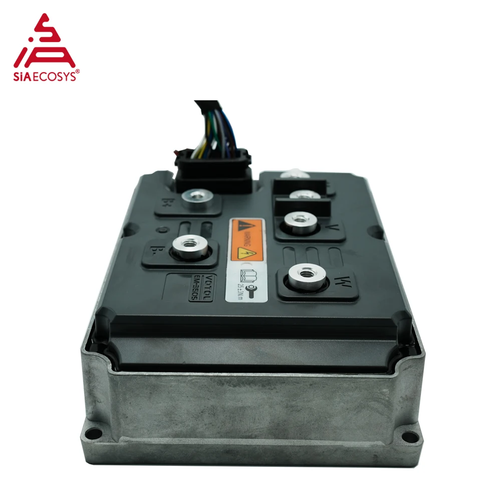 VOTOL Programmable EM350sp CAN BUS 72V 600A DC 1300A Phase Peak Controller for Mid Drive Motor Hub Motor SiAECOSYS