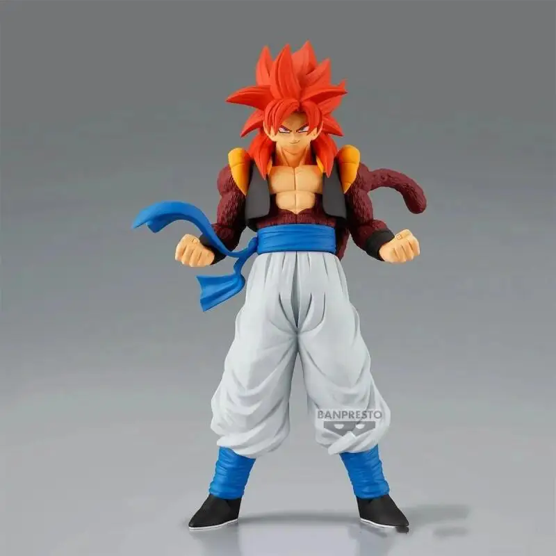 Bandai Banpresto Original Dragon Ball Gt Solid Edge Works Deployment Gogeta Anime Action Figures Model Ornaments Decoration Toy