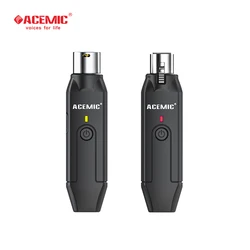 ACEMIC G6 XLR Wireless Transmitter And Receiver Plug-in Microphone Wireless System for Dynamic Microphone Wired To Wireless Mic