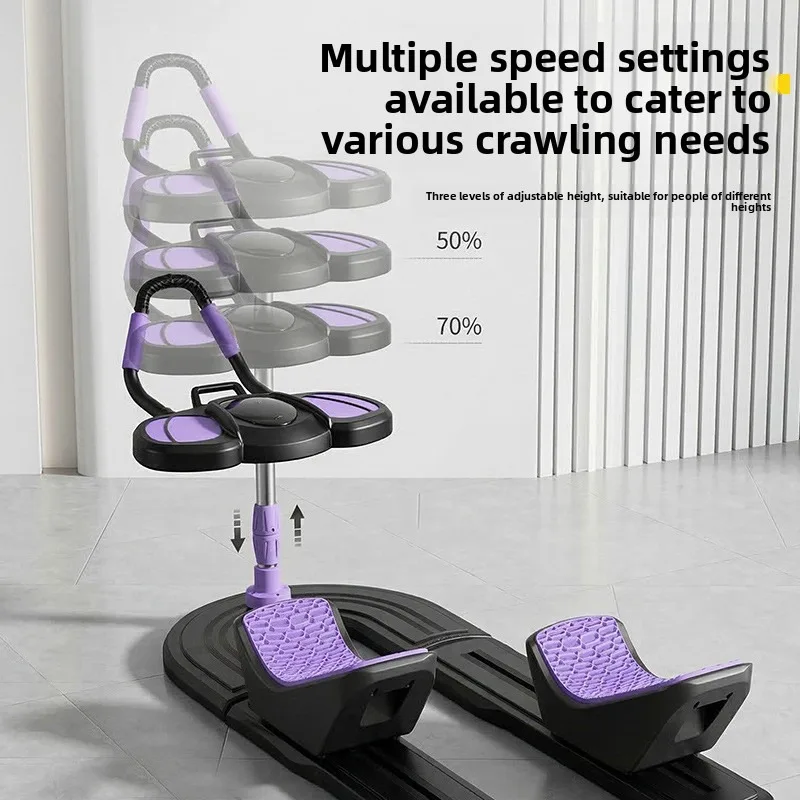 Home Use Crawling Machine Adjustable Core Trainer Multifunctional Low-Impact for Women Butt Glute Waist Back Training