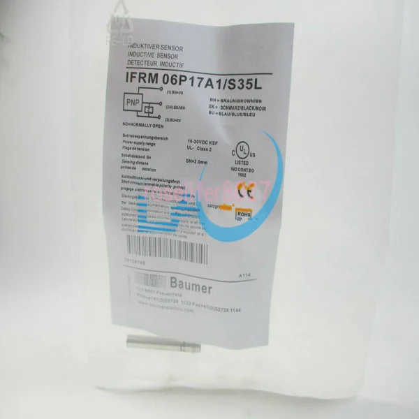 

1pcs Ifrm 06p17a1s35l 10-30vdc 20mm Neuf Brand New Original Spot Plc