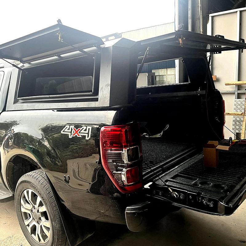 Waterproof Aluminum Alloy Pickup Hardtop Topper Camper Truck Canopy for Bed Cap Camper