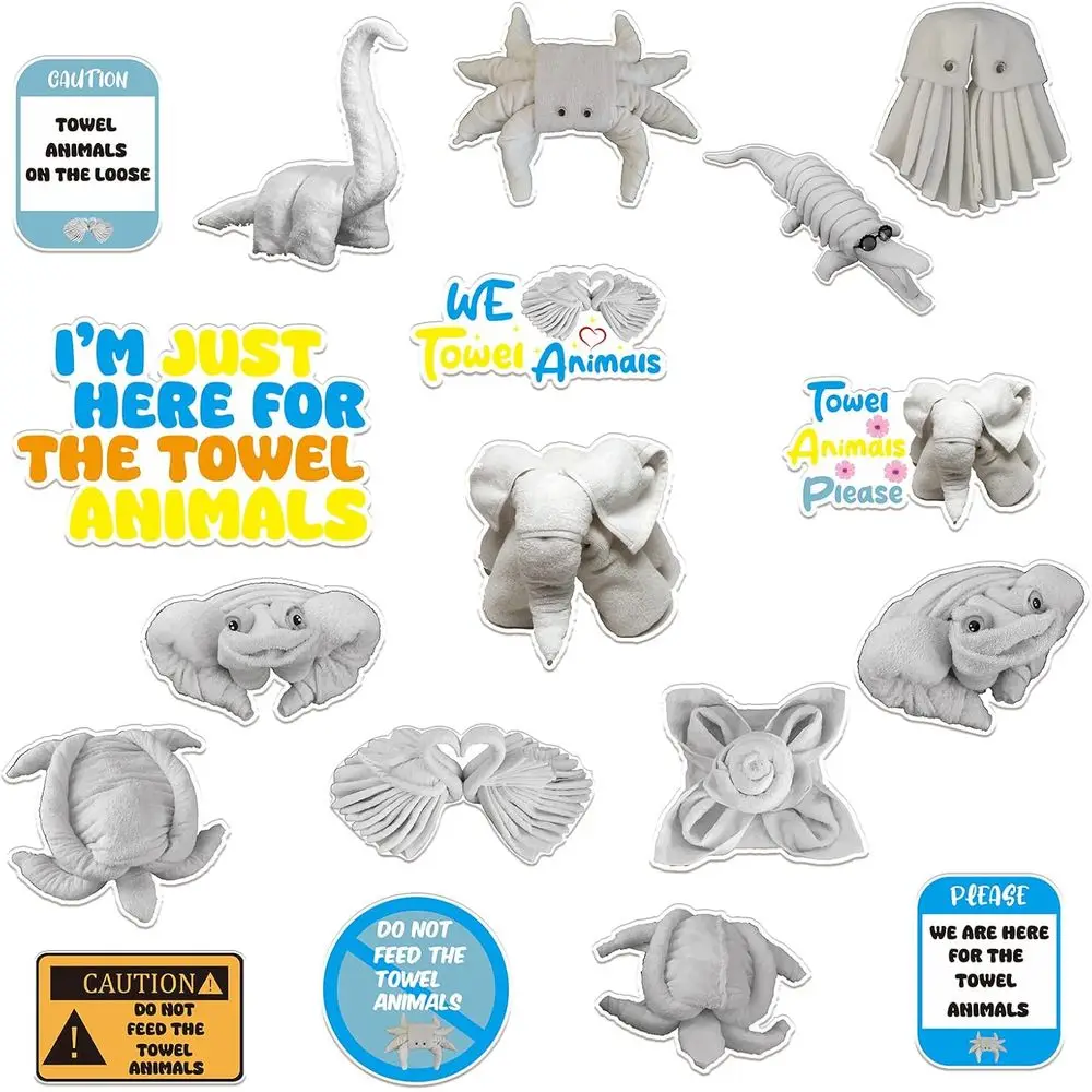 

Полотенце Животные Круизные Дверные Магниты-18 ШТ. Морской Океан Круизные Дверные Украшения Магнитные Забавные Животные Круизный Корабль Дверные Украшения