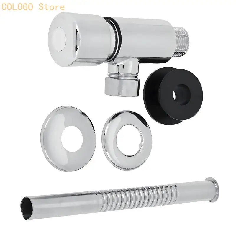 Zinc Alloy Toilets Urinal Flush Valves With Time Delay Function for Bathroom D0LD