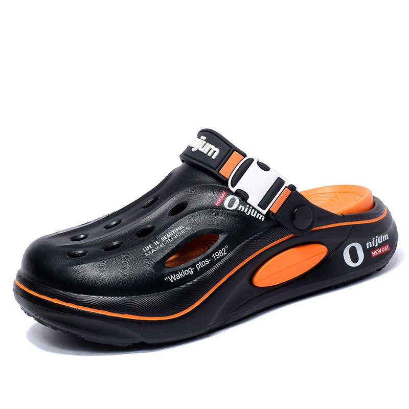 

Fashion Men's Eva Slippers Summer Non-slip Soft Sole Sandals Outdoor Wear-resistant Casual Flat Slides For Daily Use