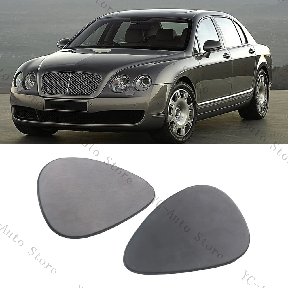 For Bentley Flying Spur 2004-2008 2009-2012 Front Head Lamp Headlight Washer Nozzle Cover Cleaning Cap Car Accessorie