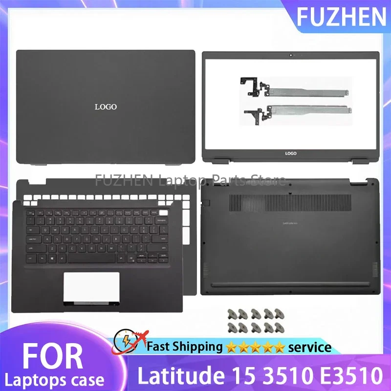 

NEW Original For Dell Latitude 3510 E3510 Laptop LCD Back Cover Front Bezel Palmrest Top Bottom Case Hinges E3510 15.6 In