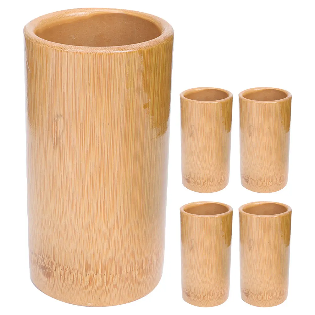 

5 шт. чашки, портативный набор мышц, многоразовый инструмент для банок спины, аксессуары для спа-массажа, бамбуковая банка для релаксации тела, красота, бамбук