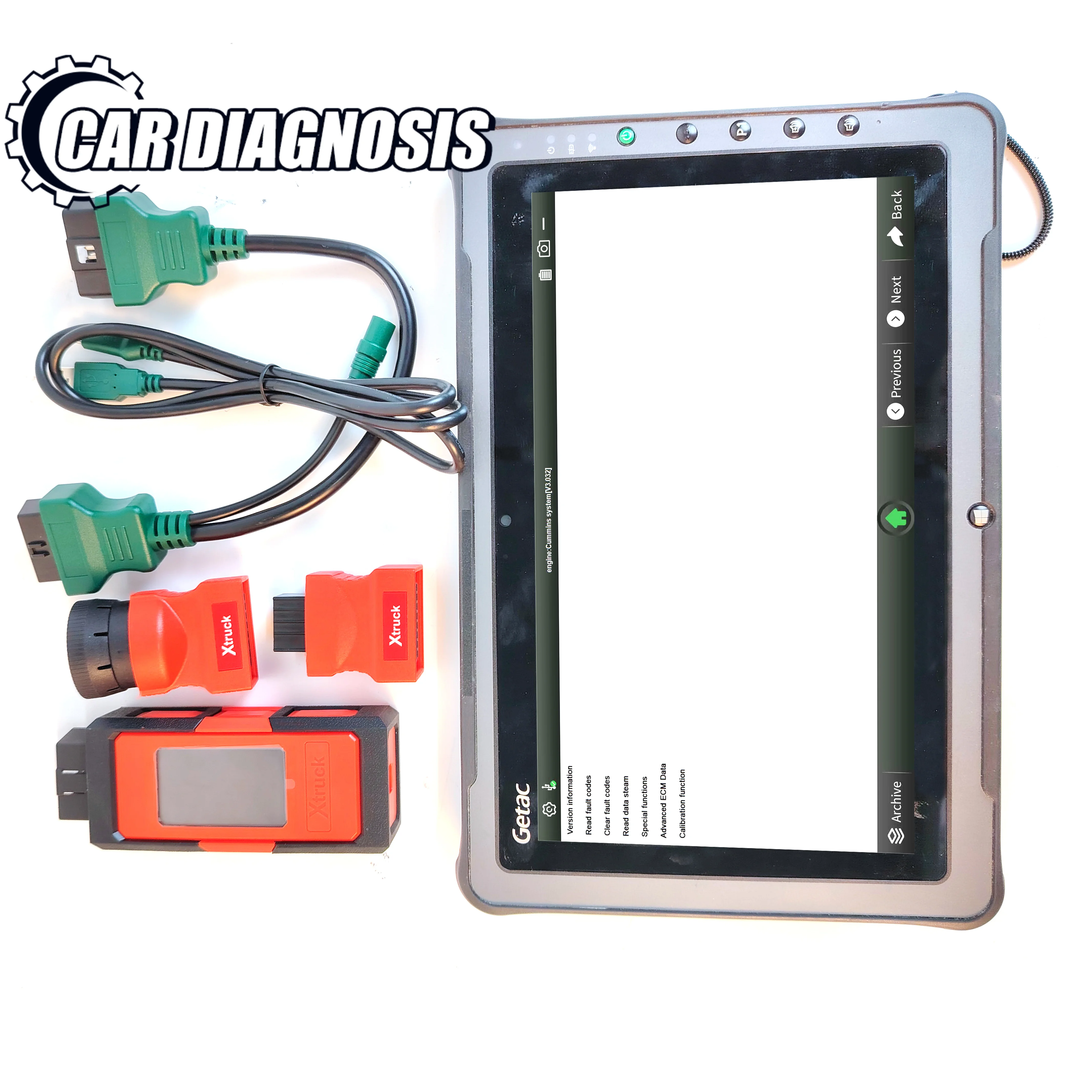 X003 Plus Tablet Forced Regeneration of DPF ECU Programming Heavy Duty Truck Diagnostic Tool Kit