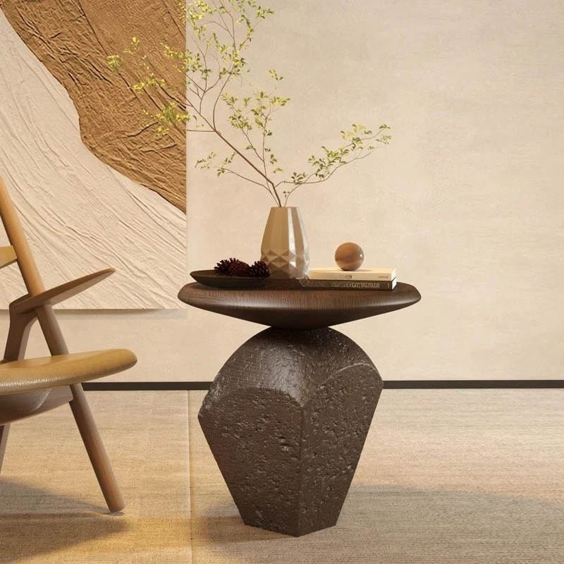 Wabi Sand Wind Side Table Floor-to-Floor Ornaments Come  Table Soft Decoration Ornaments
