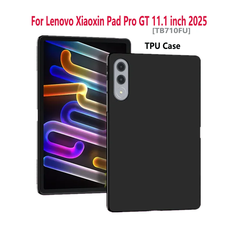 Silicone Case For Lenovo Xiaoxin Pad Pro GT 11.1 inch 2025 Ultra Thin Airbag Soft TPU Cover Funda TB710FU 11.1" Tablets cases