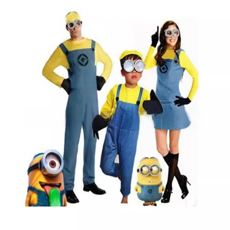 

Children's Halloween Costume Despicable M Cosplay Outfit Polyester Material Authentic Chinese Production Summer