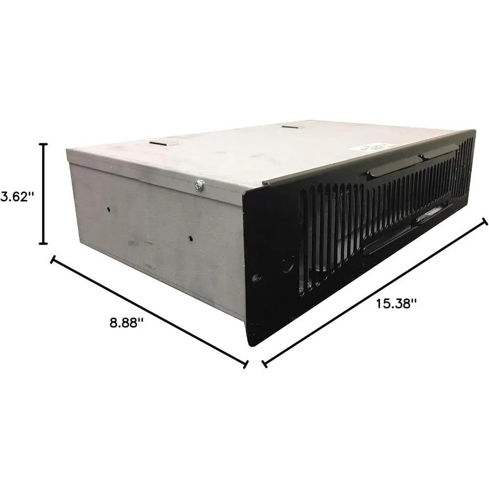 Qmark QTS1504T Toe Kick Heater or Basements, Bathrooms, Oices, and Tight Spaces, 1500 Watt, 240 , Black