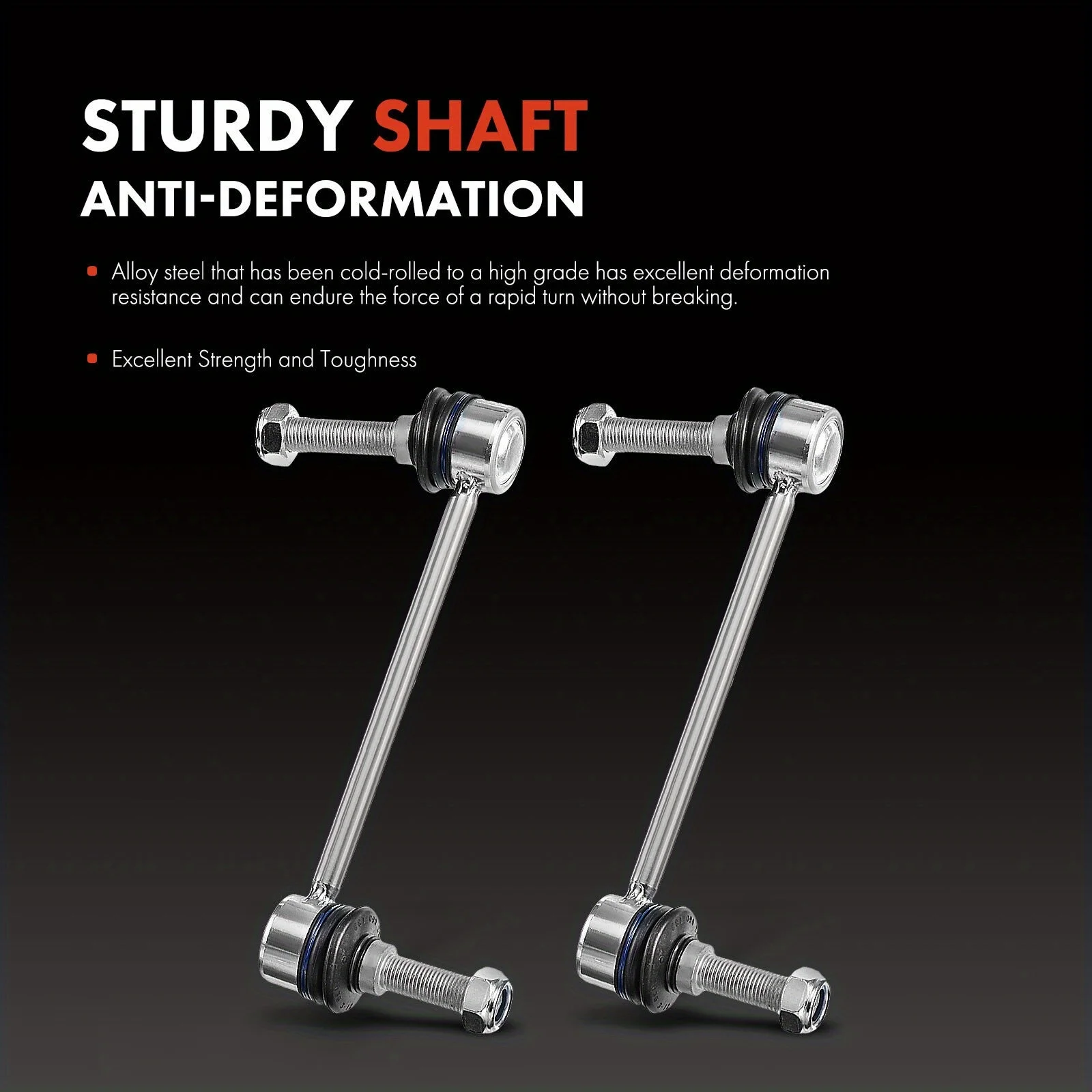 Pair Stabilizer Bar Link for Mercedes-Benz W164 W251 FrontLeft+Right, 1643201332, 1643202132 164 320 21 32