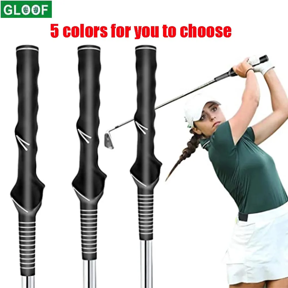 1Pcs Golf Club Grip  Swing Grip Trainer Teaching Practice Aid Training Grip Golf Hand Position Training Tool for Man Woman Kids