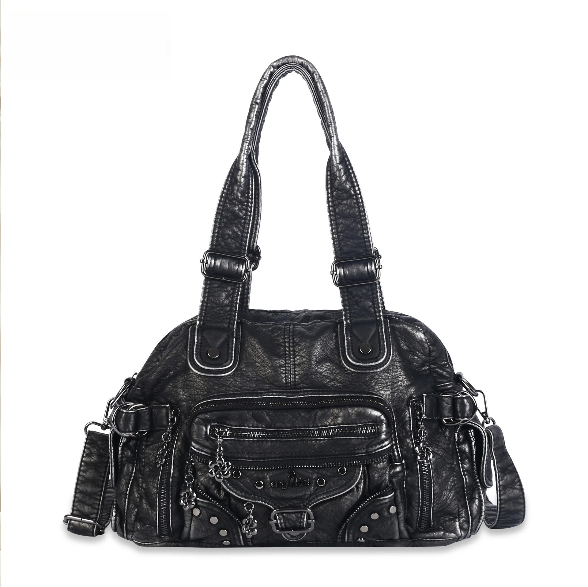 

Women Handbags Fashion Shoulder Bag Large Black Tote Top-handle Shopping Pack Multiple Pockets Satchel Lady Hobos Big Purse