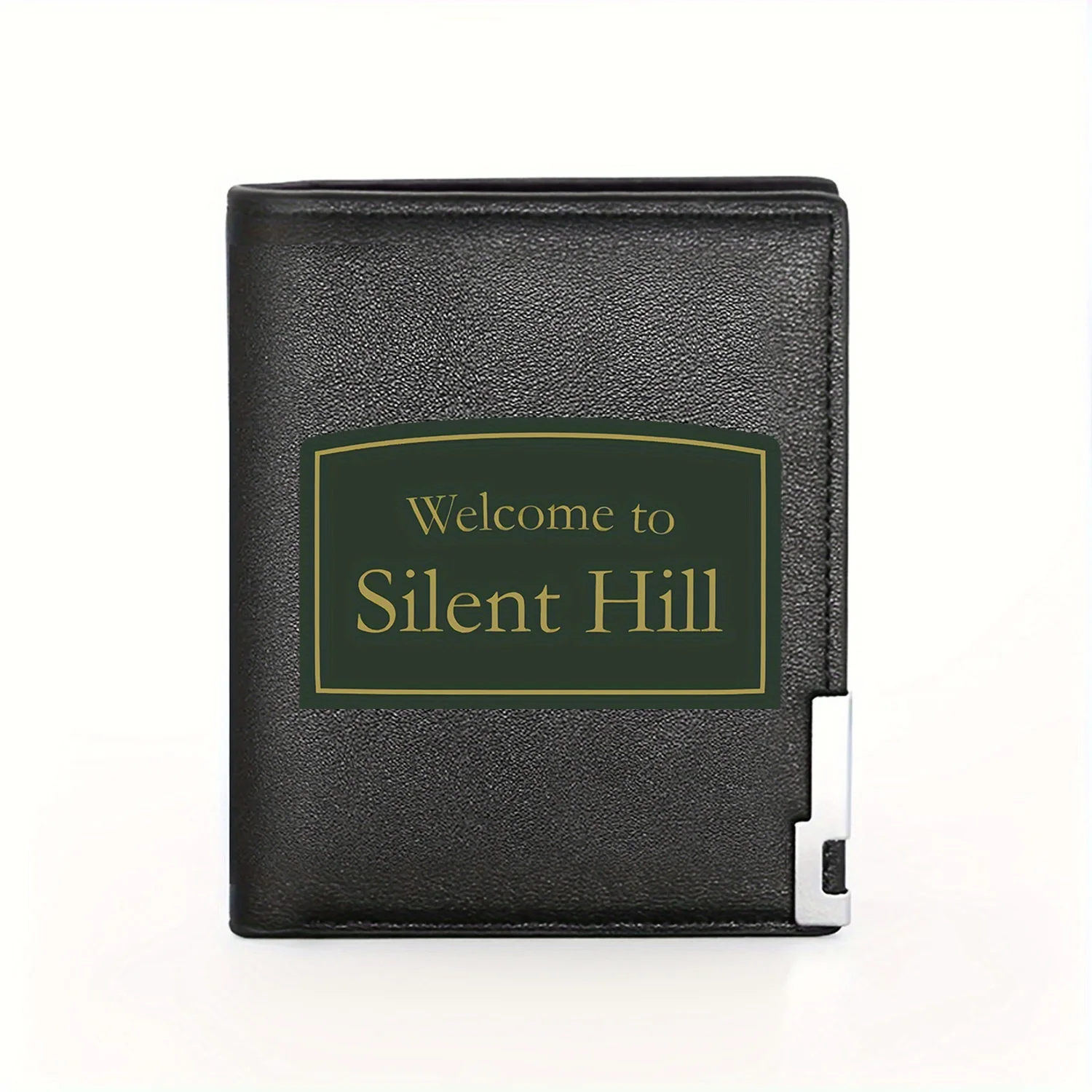 

Добро пожаловать в Silent Hill Business Мужской повседневный элегантный простой практичный качественный кошелек Стильный принт Графика Креативное Рождество