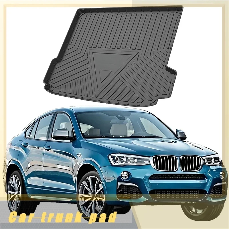 Auto Rear Boot Cargo Liner Tray Trunk Mat Carpet for BMW X4 F26 2014-2016 Cushion Pad Carpet Pad Anti-dirty Anti-water TPE