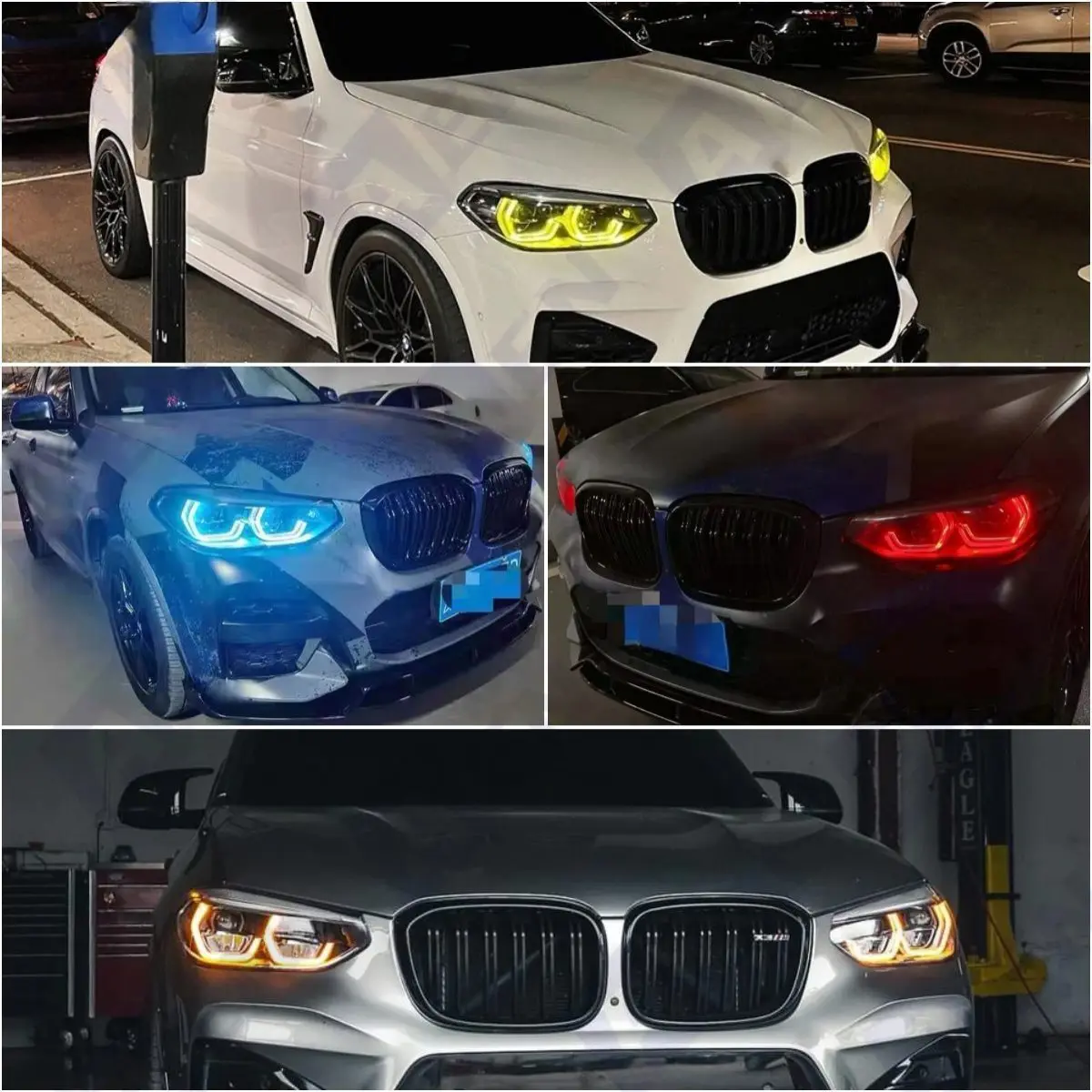 

CSL Yellow Angel Eye For 2018 2019 2020 2021 BMW X3 G01 X4 G02 Adaptive Headlight DRL Blue Red Daytime Running light LED Module