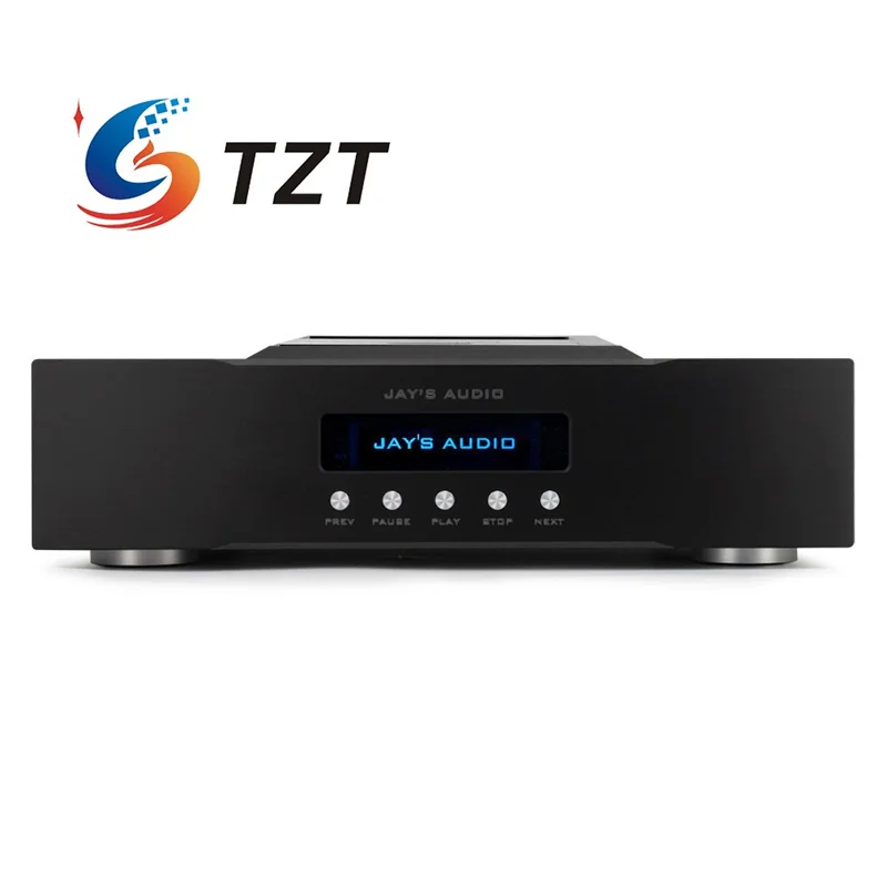 

TZT JAY'S AUDIO Black 230VAC CDT2-Pro CD Turntable OCXO Hi-End Low Noise CD Player I2S/HDMI-compatible Output