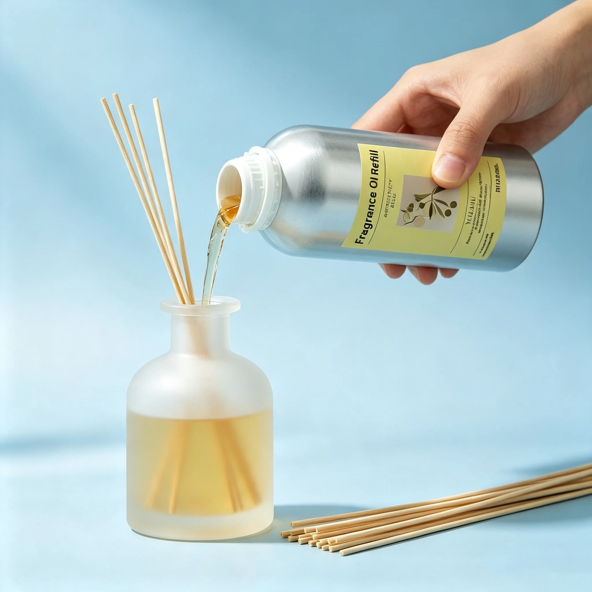 500ml / 1L Shangri‑La Sandalwood Fragrance Refill Oil Reed Diffuser Essential Oil Supplement Liquid Long‑Lasting Air Freshener