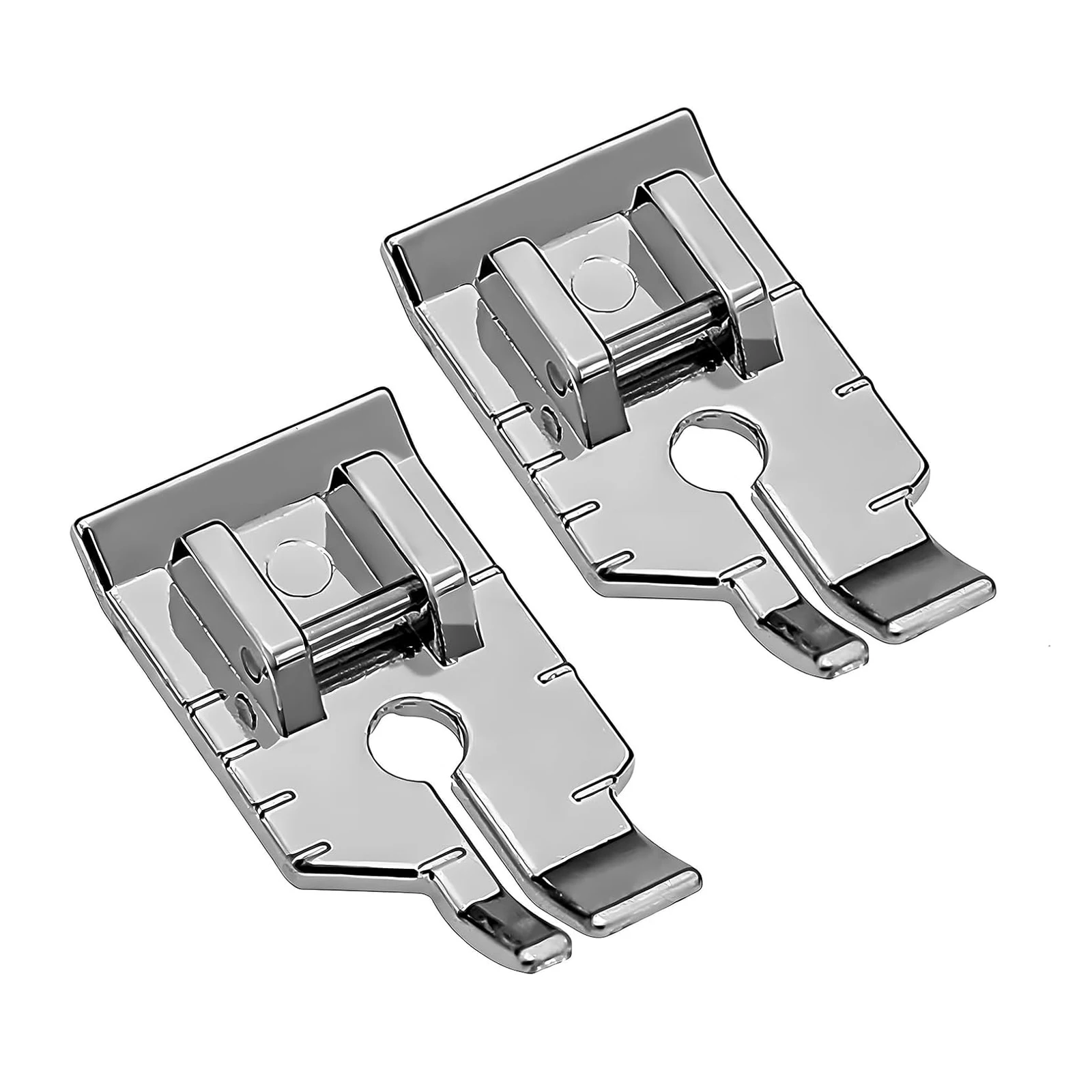 2 Pcs Universal Embroidery Quilting 1/4 Inch Presser Foot SA125 For All Low Shank Snap-On Singer Sewing Machines Accessories