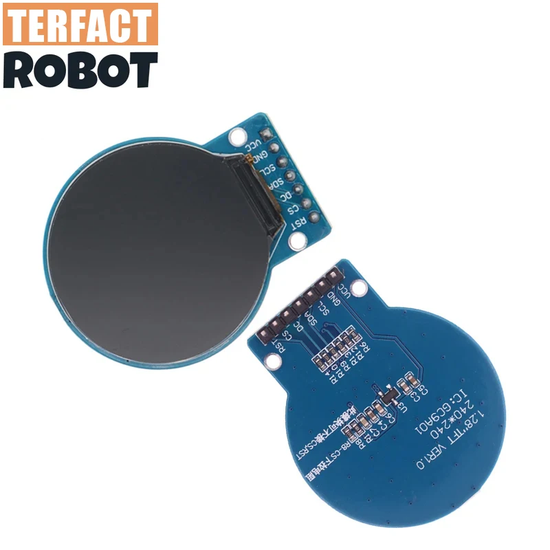 Display TFT Modulo display LCD TFT da 1,28 pollici Rotondo RGB 240*240 GC9A01 Driver 4 fili Interfaccia SPI 240x240 PCB per Arduino