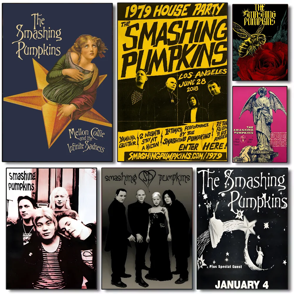 The Smashing Pumpkins band Poster HD art sticky wall waterproof home living room bedroom bar aesthetic decoration