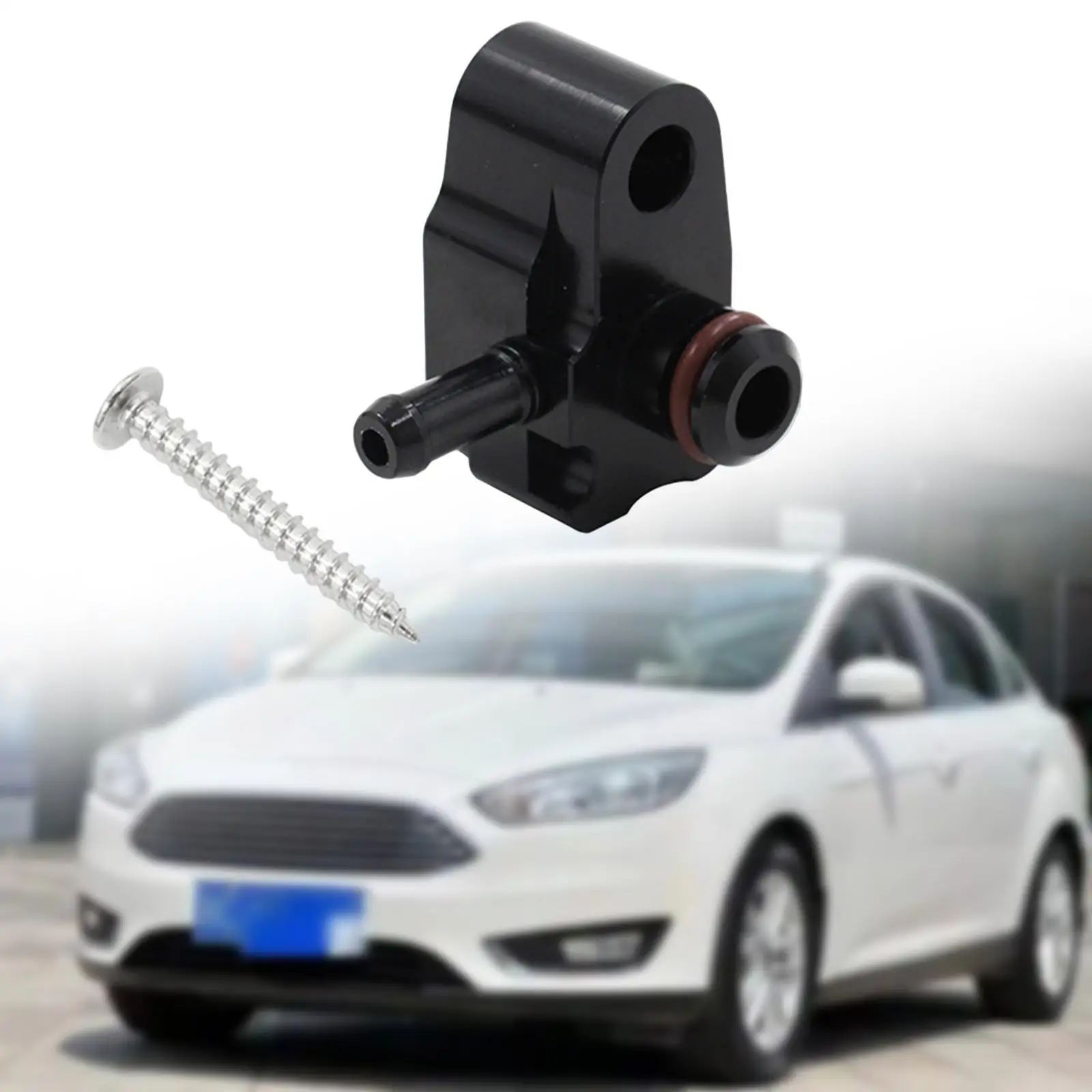 Turbo Boost Vacuum Adapter Tap Aluminum Alloy Boost Vacuum Tap for Ford