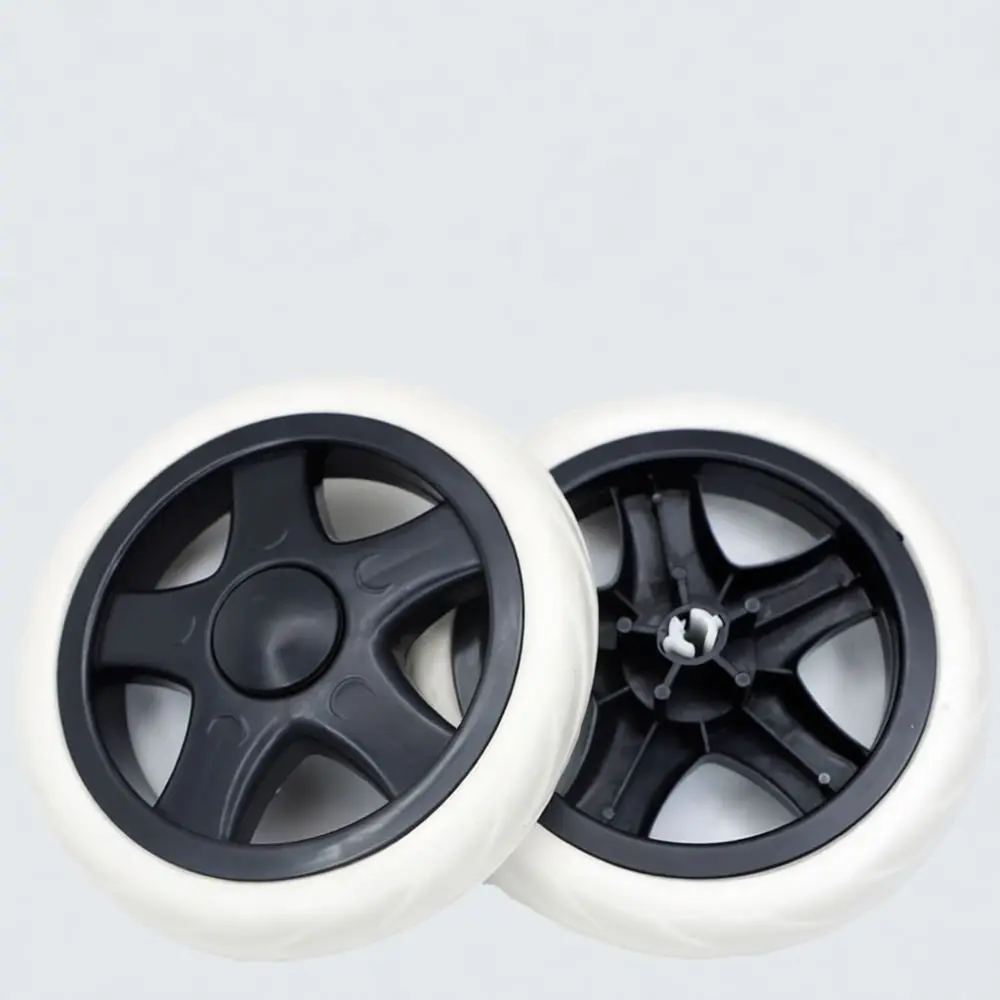 Durable Quiet Rubber Wheel For Shopping Cart Trolley Utility Trailer Hand Truck Replacement Spare Parts Accessories Industrial