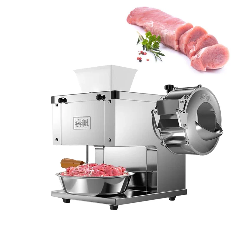 Commercial vertical meat slicer stainless steel Fully automatic Shred Slicer dicing machine electric Multi function Meat grinder