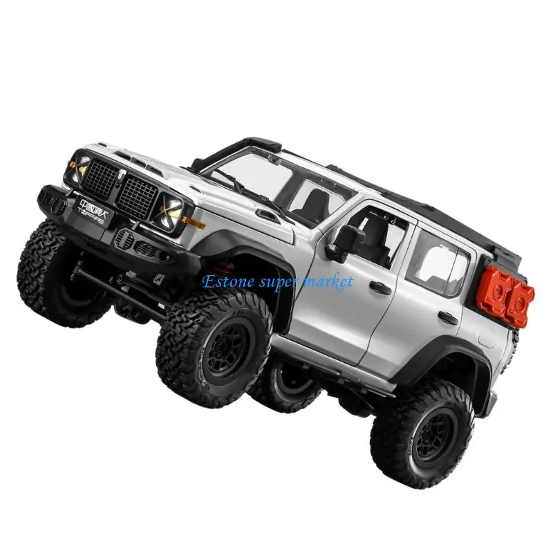 Véhicule tout-terrain télécommandé 090B 4WD, robot sur chenilles à échelle 1/12 avec corps en métal robuste pour enfants