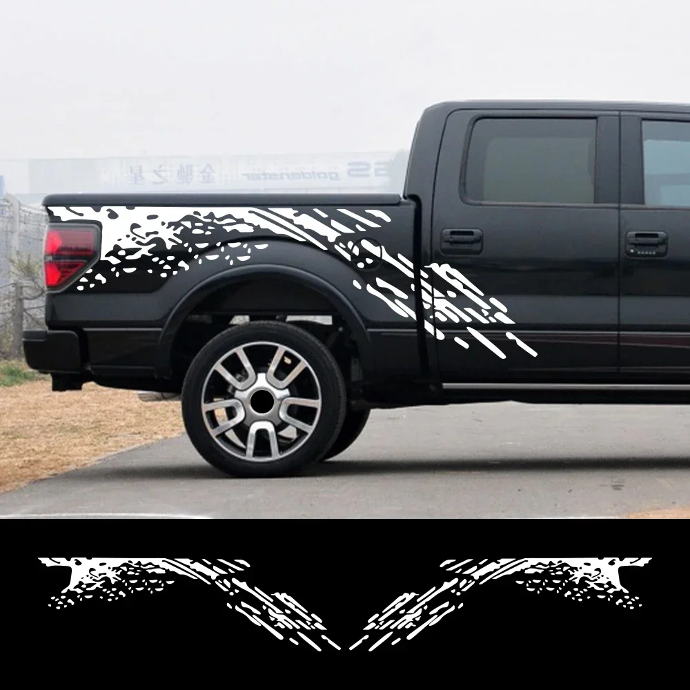 

Car Decal Sticker Side Bed Mud Splash Kit Suitable For Ford Raptor SVT F-150 2009-2018 Decals Vinyl Car Styling Auto Accessorie