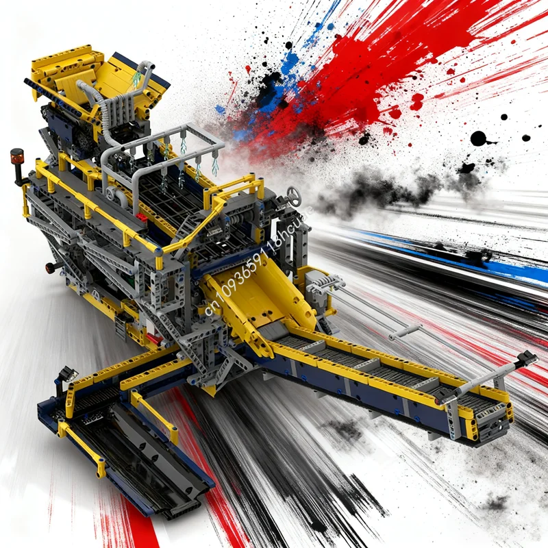 

2508pcs MOC Gold Washplant Double Screen Technical Model Building Blocks Construction Toy DIY Christmas Gifts Idea Kids Birthday