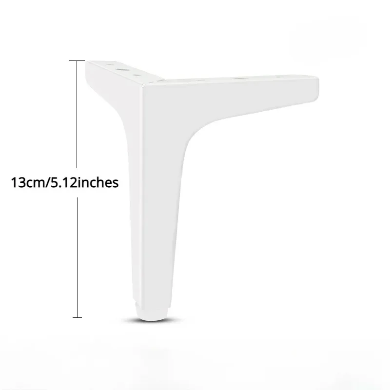 4 قطعة 13 سنتيمتر أرجل طاولة القهوة المعدنية الحديثة للأثاث أرجل الأريكة السرير كرسي مكتب مضمد خزانة حمام استبدال قدم