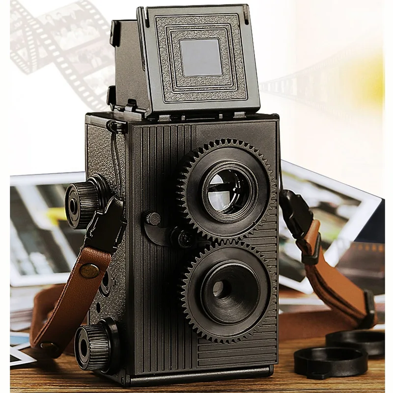 XFILM podwójna kamera odblaskowa 135MM aparat filmowy kamera punktowa Retro nostalgiczna fotografia Hobby montaż aparatu typu „pociągnij i strzelaj”