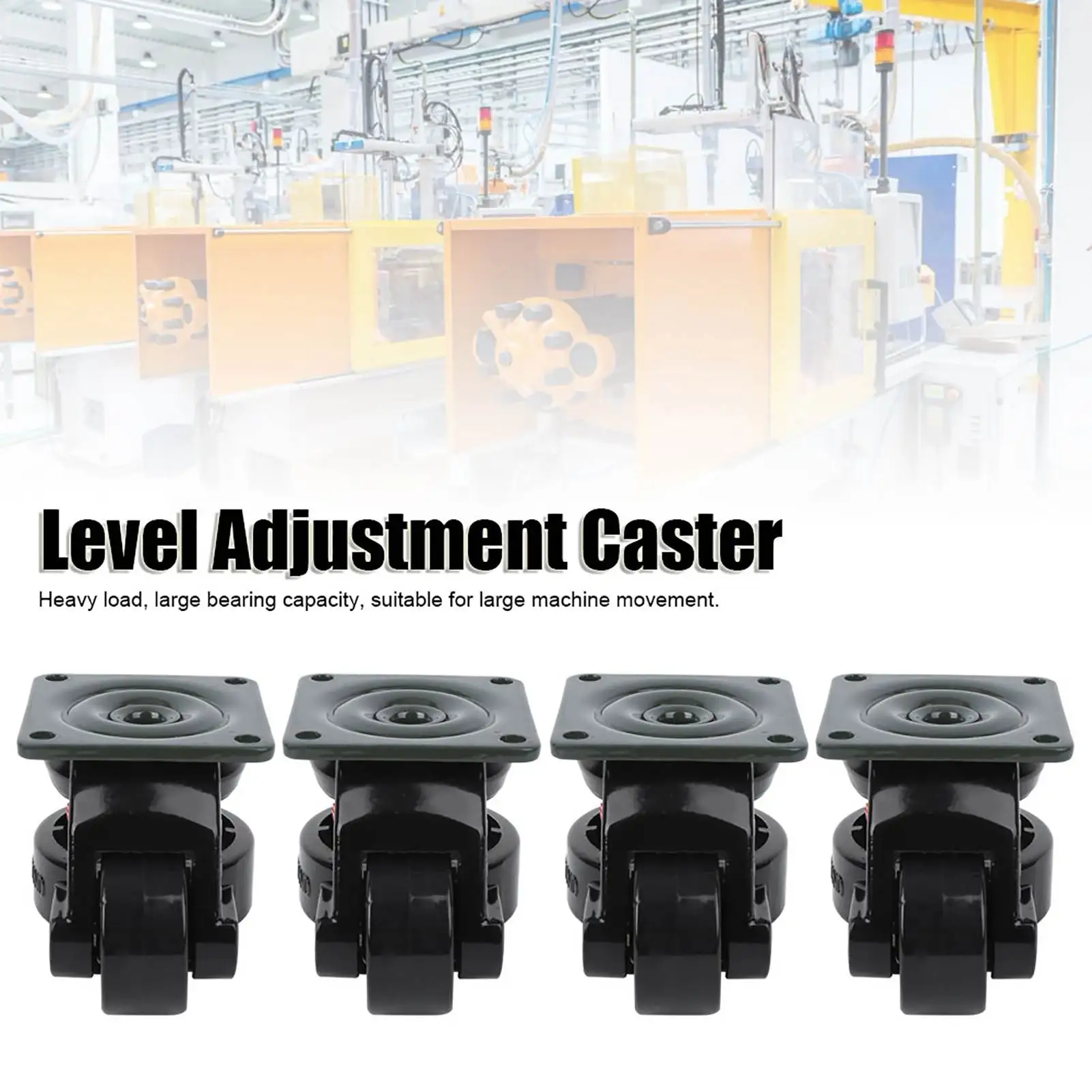 Heavy Duty Leveling Caster Level Adjustment Caster GD‑60F Heavy Duty Industrial Roller Wheel Leveling Caster Wheels