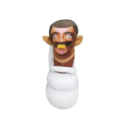 Ny rolig Skibidi toalett plyschleksak tecknade dockor Speakerman plysch fylld mjukisdjur tecknad docka julfödelsedagspresent till barn 10 best sales bambam plysch - №2