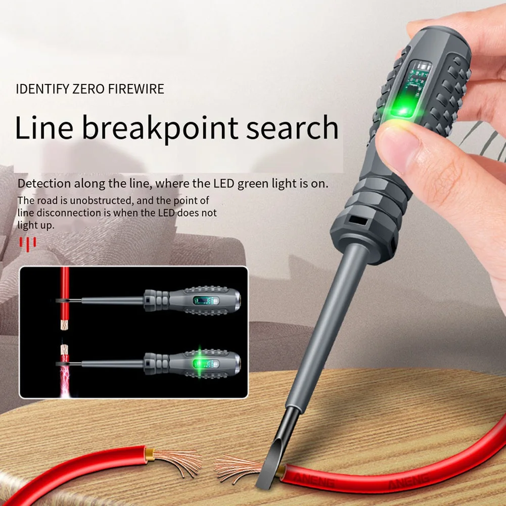 

ANENG B05 Digital Voltage Tester Pen Word/Cross Screwdriver Non-contact Induction Test Pencil Digital Voltmeter Electrician Tool