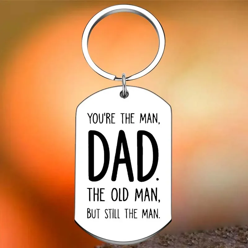 Hot Best Dad Ever Gifts Key Chain Ring Dad Birthday Gift keychains pendant Father Man Gift