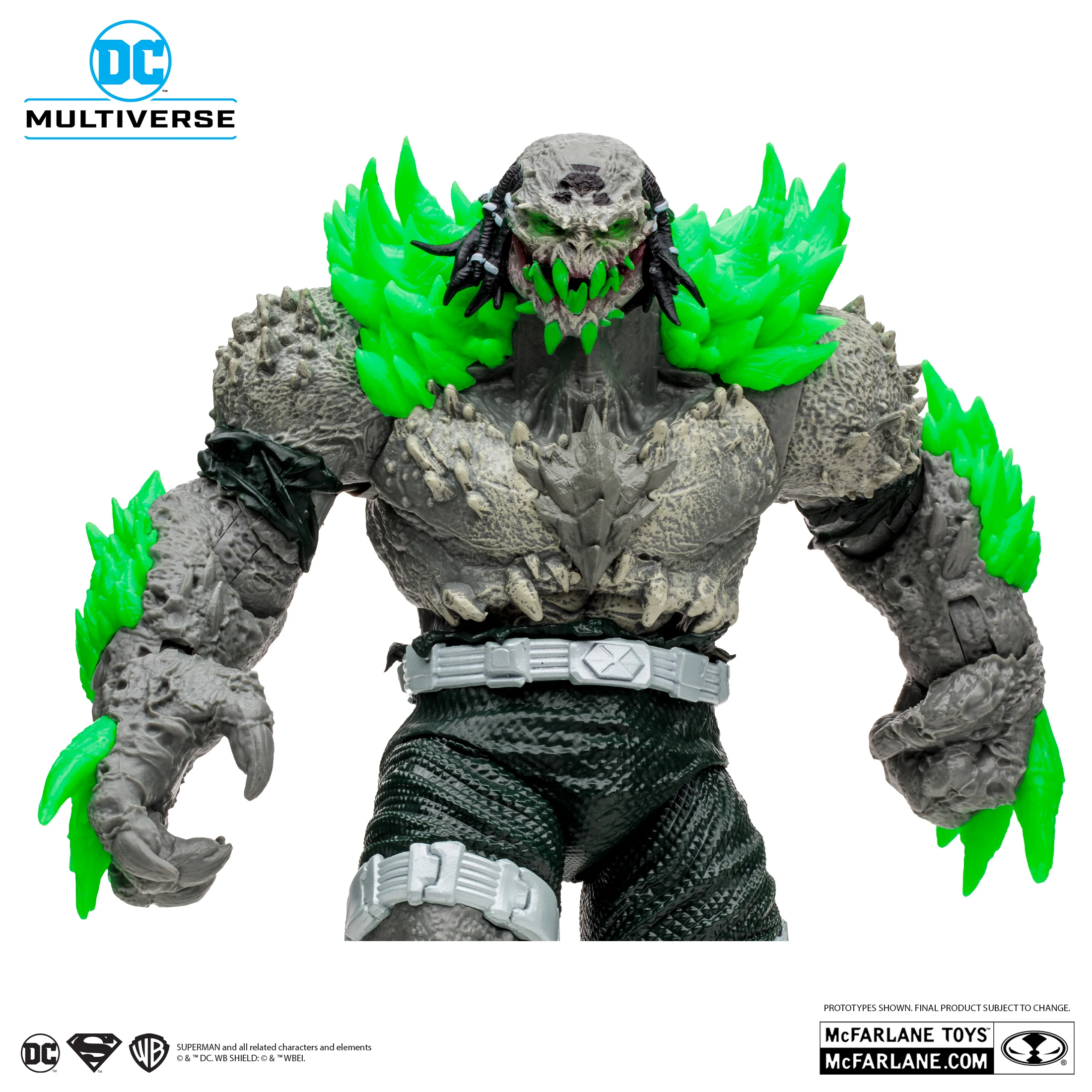 Macfarlane Dc Kryptonite Doomsday 10-inch model Noctilucent figuur held model beeldje desktop auto decoratie collectie speelgoed