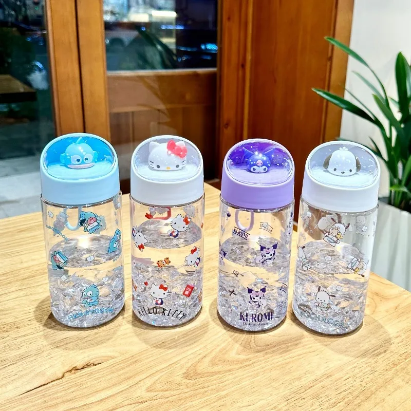 

500ML Hello Kitty Melody Sanrio Cute Kids Water Bottle High Value Student Space Cup Compact size, easy to carry