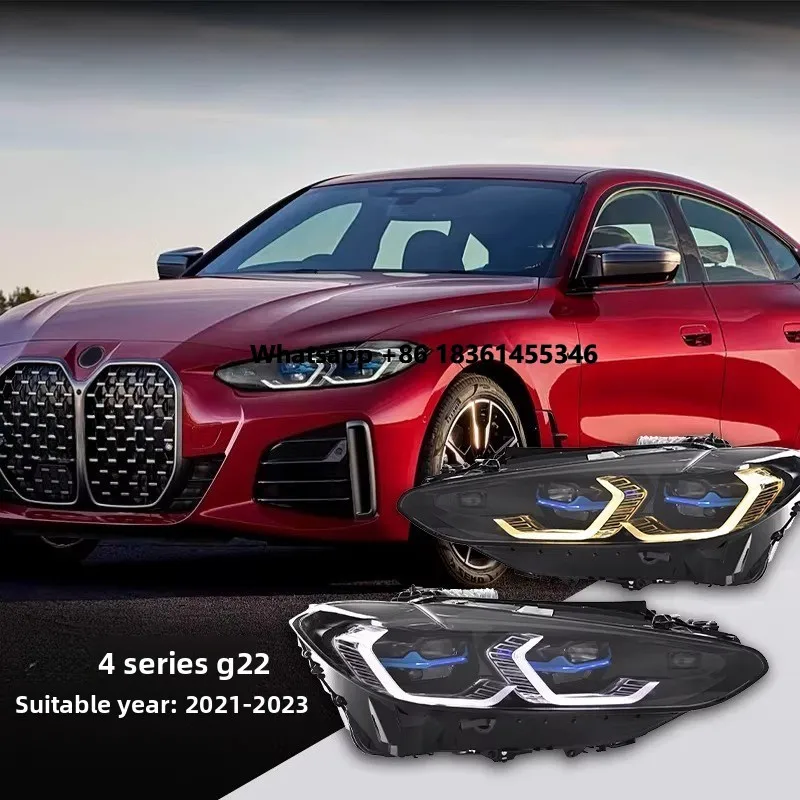 

Head Lamp for G22LED Headlight Projector Lens2019-2023G82G29 M3 M4 425i 430i 435i Headlights Drl Automotive