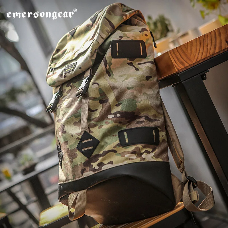 

EmersongearS 30L Tactical Camo Backpack UTG Messenger Bag High Capacity Survival Hiking Hunting Travel Shoulder Back Pack